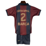 Kids Barcelona Travis Scott Soccer Kits 25-26 - Image 6