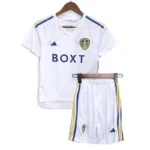 Kids Leeds United 2023/24 Home Kit Jersey+Shorts