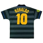 Inter Milan Ronaldo #10 Retro 1997-98 Jersey Europa League Away