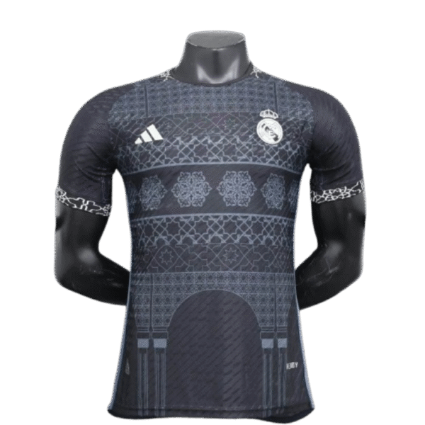 Real Madrid 24-25 Special Edition Black Mandala Player Version Shirt Sport