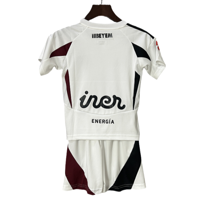 c6d930e536 Albacete Home Kid Kits Youth Apparels Soccer Jersey 24-25 - Image 2