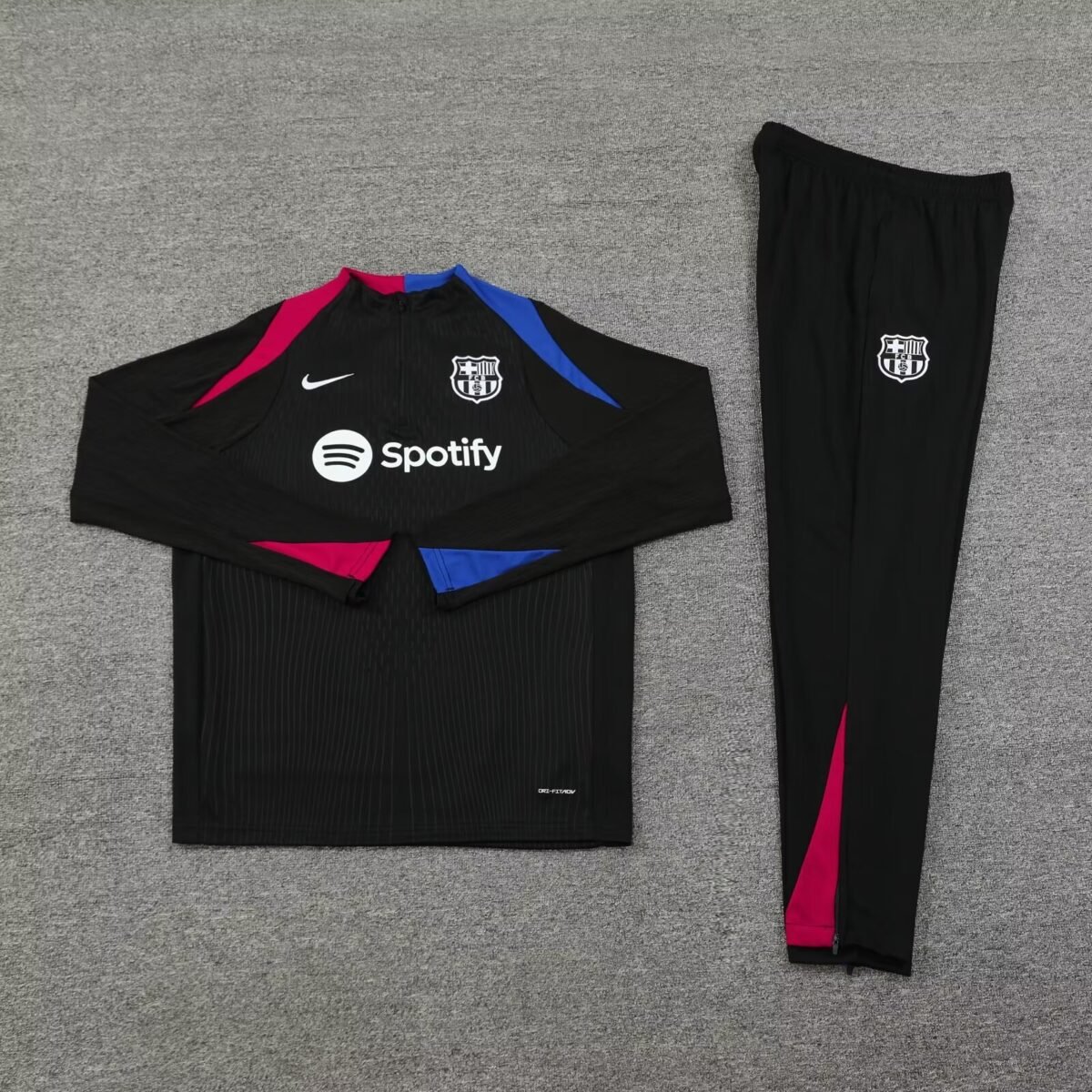 Nike Men Barcelona Long Sleeve Soccer Training Kits 24-25 - Image 3