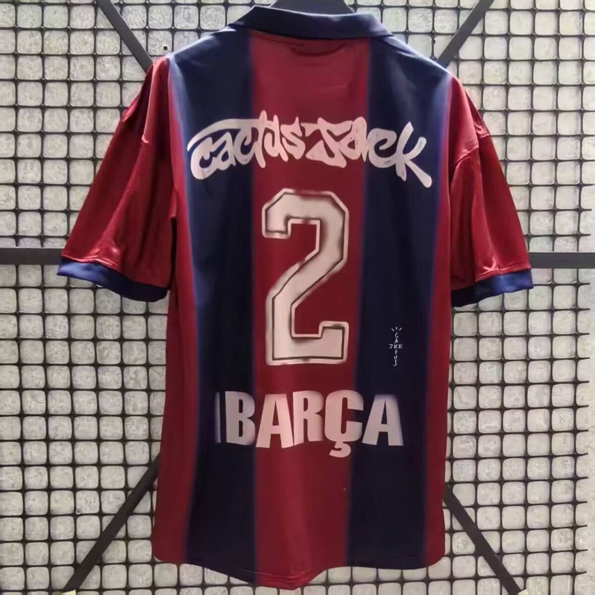 Barcelona Travis Scott Home Shirt Soccer Jersey 25-26 - Image 4