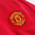 2007-08 Manchester United Retro Long Sleeve Jersey UCL Final Home - Image 3