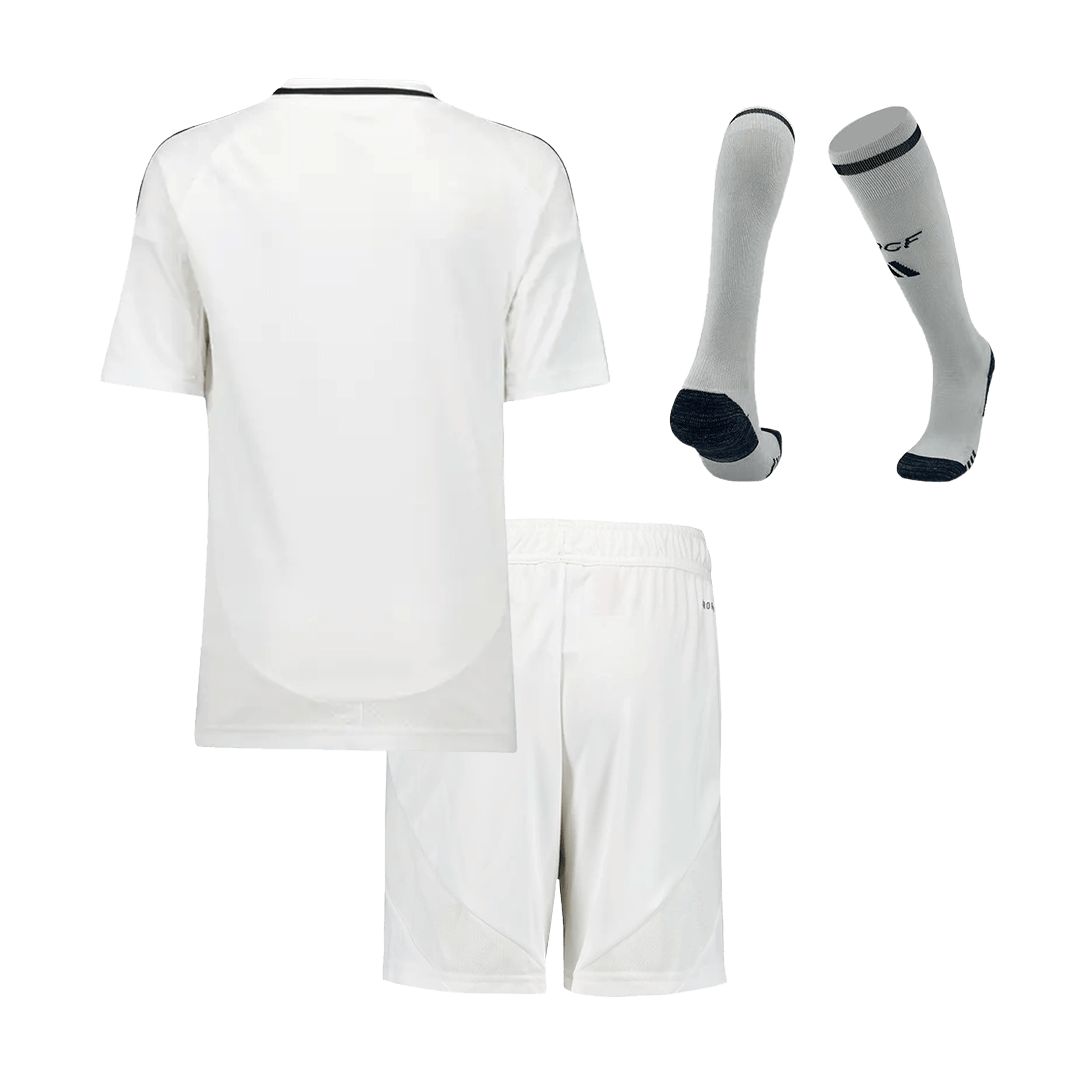c9f397e356 Kids Real Madrid Custom Home Full Soccer Kits 2024-25 - Image 2