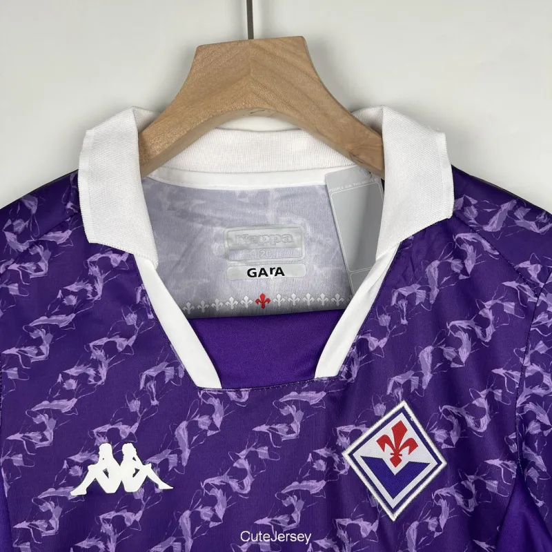 cec53430e9 Kids Fiorentina  2023/24 Home Kit Jersey+Short - Image 5