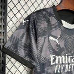 AC Millan 24-25 Goalkeeper Kids Kits Black Youth Apparels Jersey - Image 4