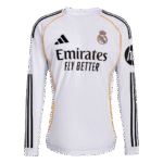 Real Madrid Long Sleeve Jersey Home Football Shirt 2025-26 - Image 2