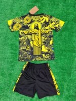 2024 Brazil Christ the Redeemer Special Kids Kit Shirt Football - Image 5