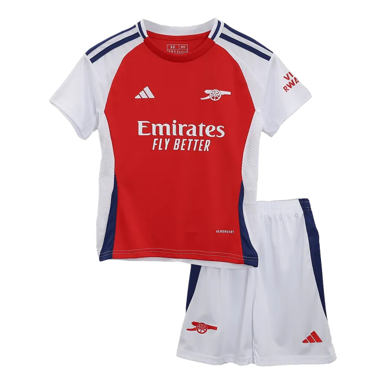 d5a21f9934 Kids Arsenal Home Jersey Kits(Jersey+Shorts+Socks) 2024-25 - Image 11