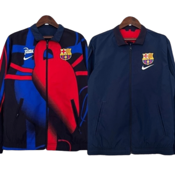 Barcelona Club 2023-24 Co Branded Double Sided Windbreaker