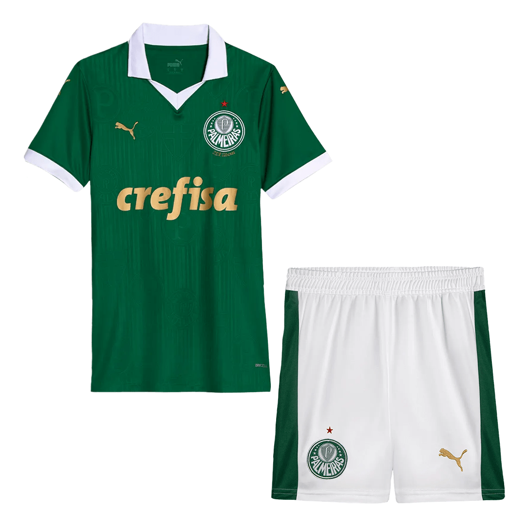 d8a8c148ce Kids SE Palmeiras Home Soccer Kits 2024-25 - Image 1