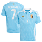 Belgium FA Away  De Bruyne 7 Shirt 2024 fan version Non-Customize