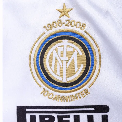 dc27beaf22 Inter Milan Figo #7 Retro 2007/08 Jersey 100th Anniversary Away - Image 5