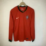 2024  Portugal Nation Home Long Sleeve Jersey Euro - Image 3