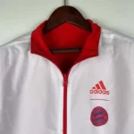 2023-2024 Bayern Munich Reversible Windbreaker （Red-white）Soccer Jersey 1:1 Thai Quality - Image 7