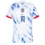 Norway Nation Away Ødegaard 10 Shirt 2024-2025 Player version Size：S-2XL Non-Customize - Image 3