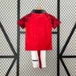 Manchester United 96-97 Home Retro Kid Kits Youth Apparels Jersey - Image 3
