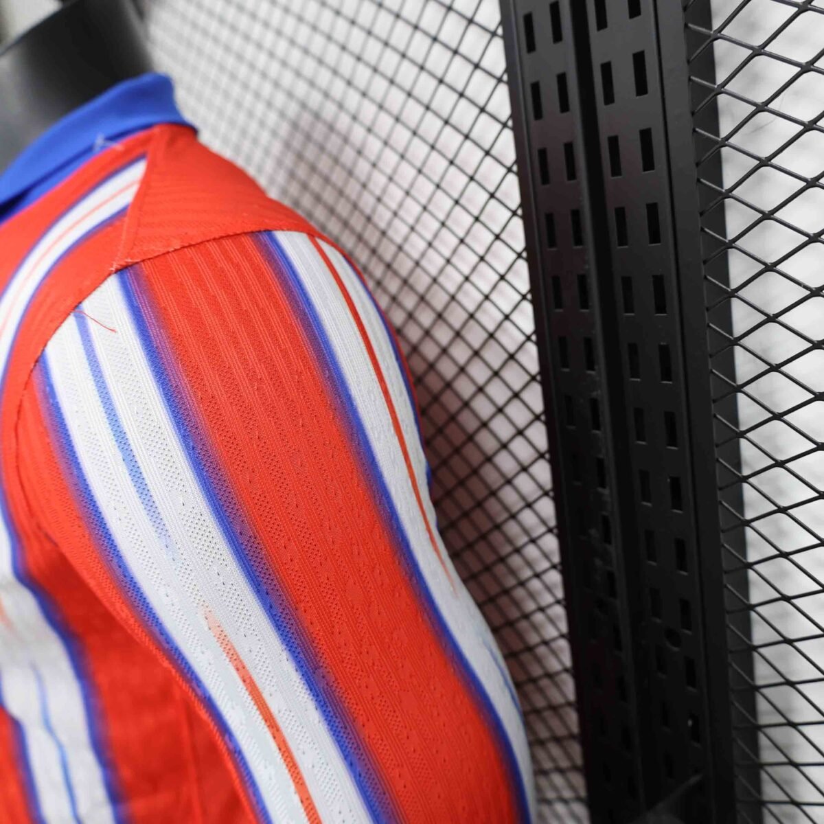 24-25 Atletico Madrid Home Long Sleeve Kit Player Version Shirt - Image 5