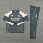 Real Madrid Zipper Sweatshirt Kit(Top+Pants) 2024-25 - Image 4