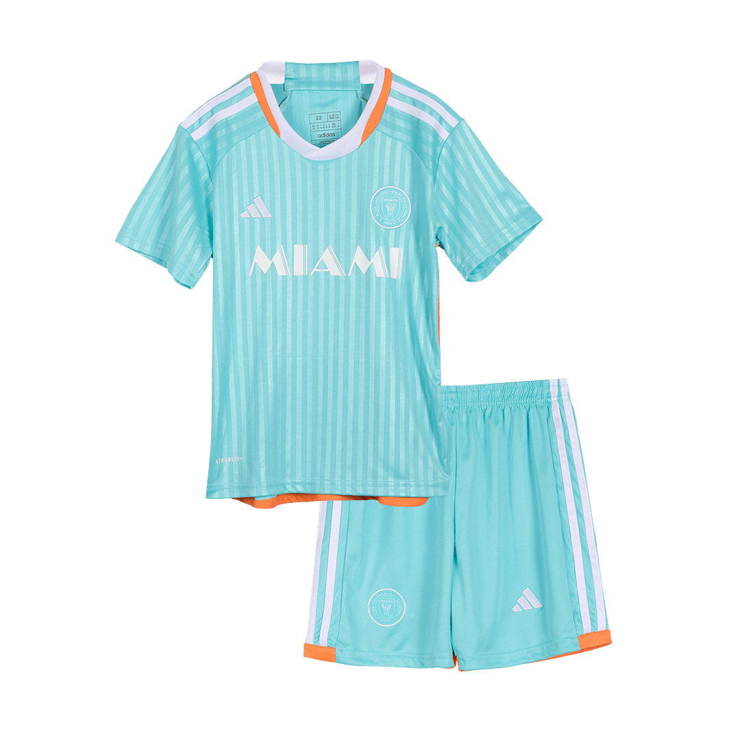e09c7de480 24-25 Inter Miami CF Third Away Soccer Kids Kit Jersey+Shorts - Image 1