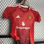 24-25 Manchester United Home Kids Jersey+Shorts - Image 5