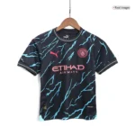 Kids Manchester City 2023/24 Third Away Kit Jersey+Shorts - Image 4