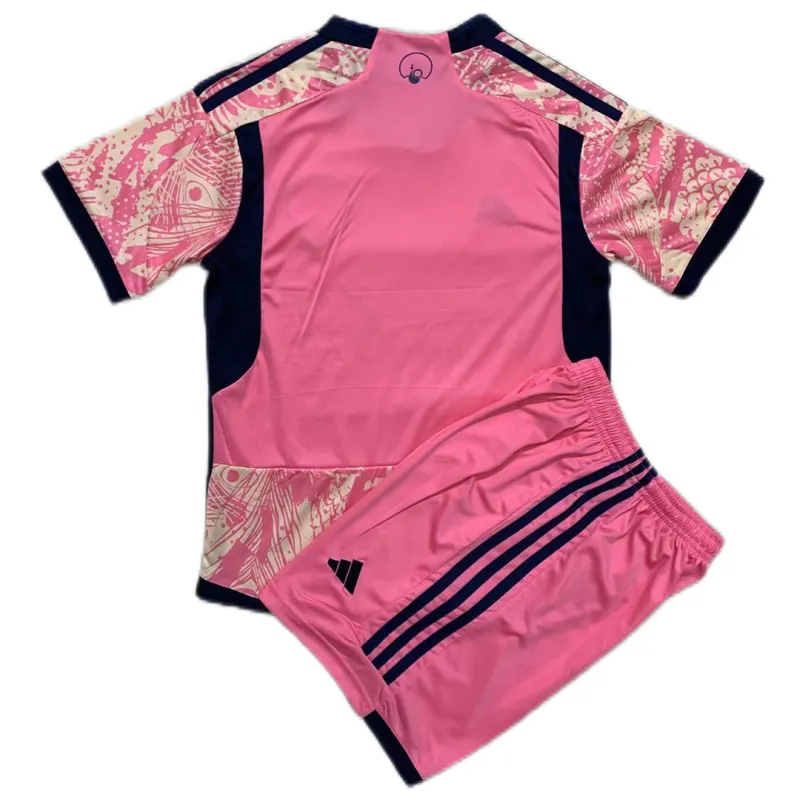 e4d25d16a9 Kids Leeds United 2023/24 Third Kit Jersey+Shorts - Image 2