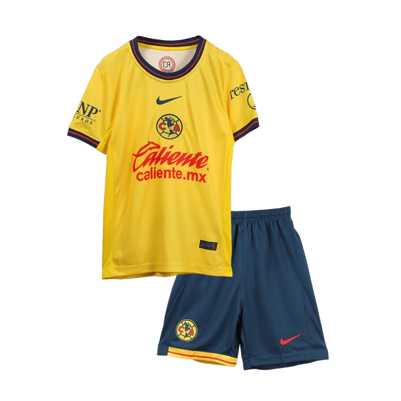 e53b28d67e 2024-25 Kids Club America Home Kits(Jersey+Shorts) - Image 1