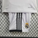 24-25 Real Madrid Home Kids Kit Jersey+Shorts - Image 8