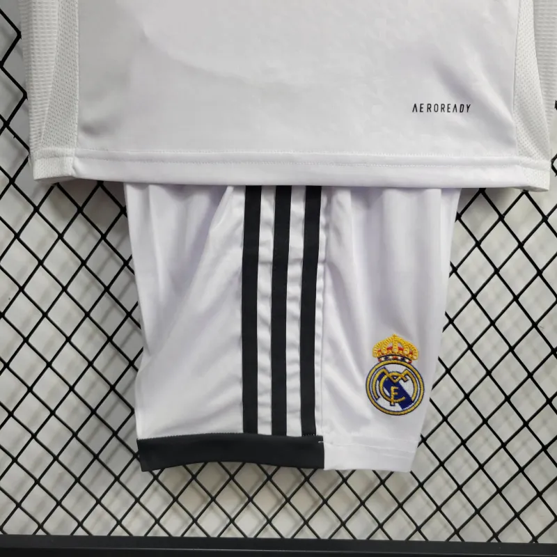 e5a94d9cba 24-25 Real Madrid Home Kids Kit Jersey+Shorts - Image 8