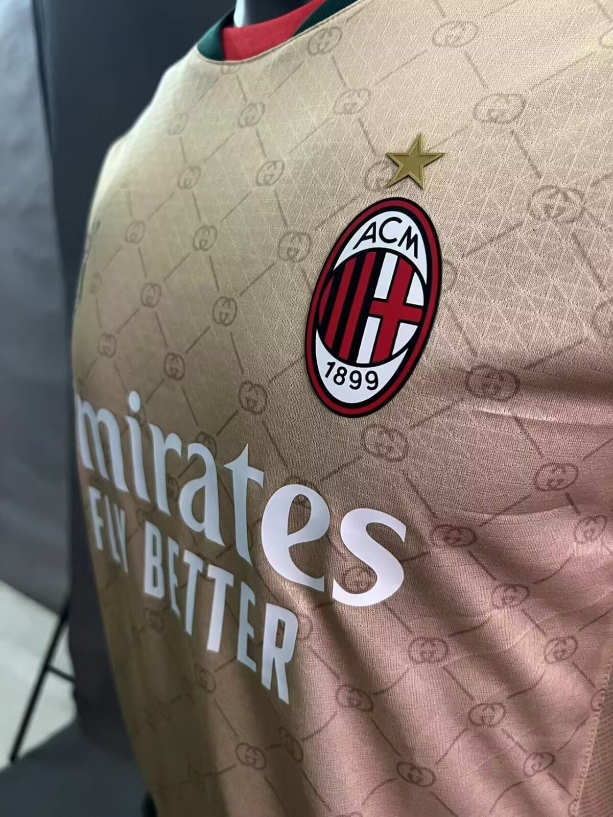 AC Milan x Gucci Joint Edition Kit Soccer Uniforms Player Version Football Jersey 24/25 - Image 4