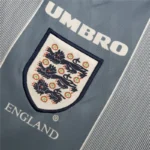 England Euro Cup 1996 Retro Soccer Jersey Away - Image 7