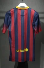 A.INIESTA #8 Barcelona Home Shirt Retro Jersey 13-14 - Image 4