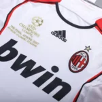 2006-07 AC Milan Ronaldo #99 Kakà #22 Maldini #3 Pirlo #21 UCL Final Retro Jersey Away Replica - Image 9