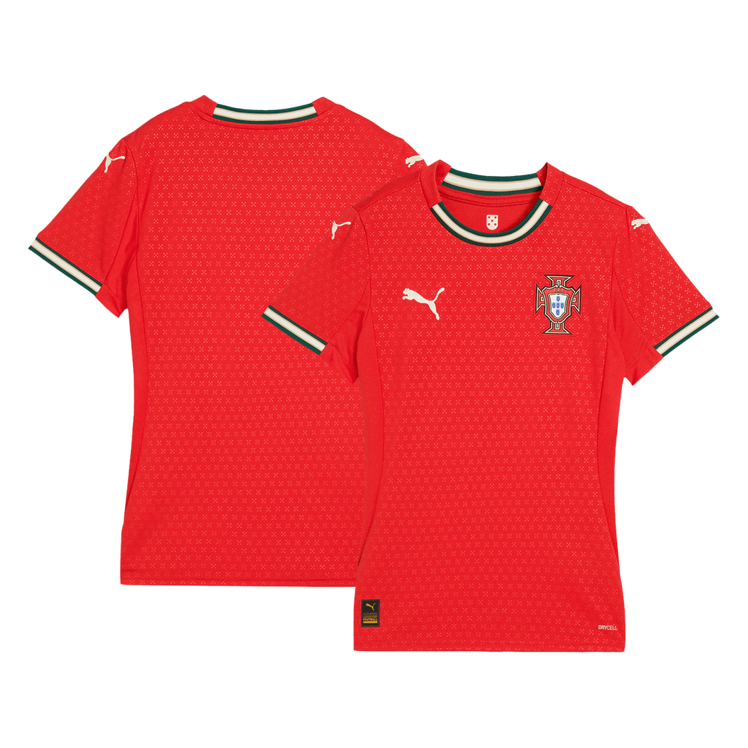 ebc6c389767faccae6be3d8bb0a97b60 Portugal Soccer Jersey Home Women's Custom Shirt Fans Version2025 - Image 1