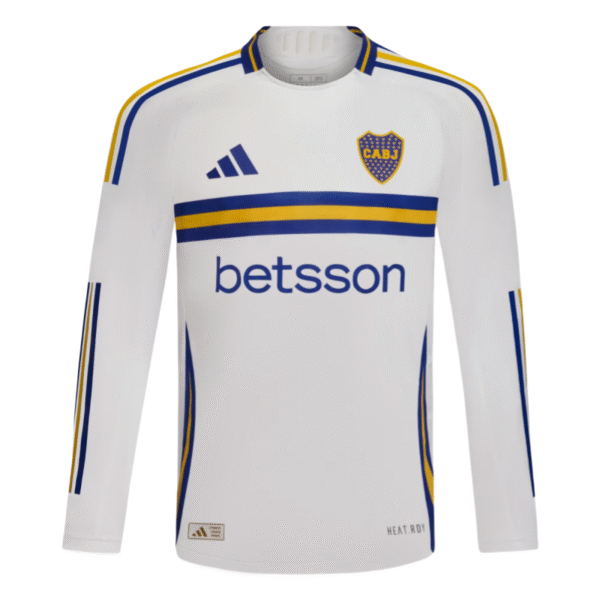Adidas Boca Juniors Authentic Away Jersey Long Sleeve Futbol Sjirt 24-25