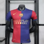 24-25 Barcelona Home COLDPLAY Player Edition Shirt Football Jersey - Image 2