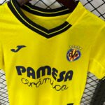 Villarreal Home Kid Kits Youth Apparels Soccer Jersey 24-25 - Image 9