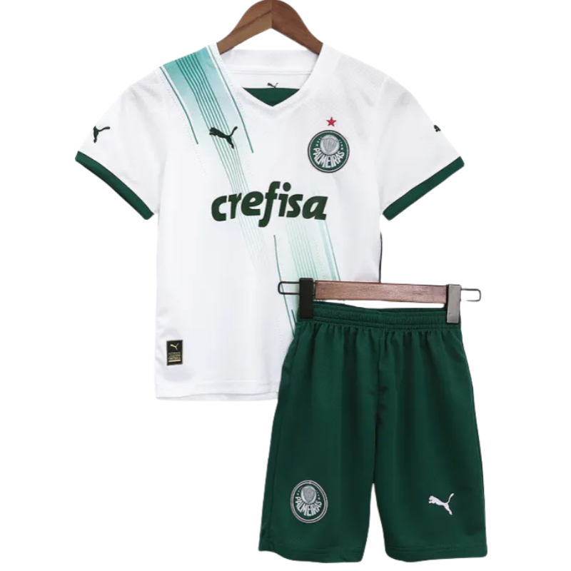 f0d813b3df Kids SE Palmeiras 2023/24 Away Jersey Kit Replica - Image 1