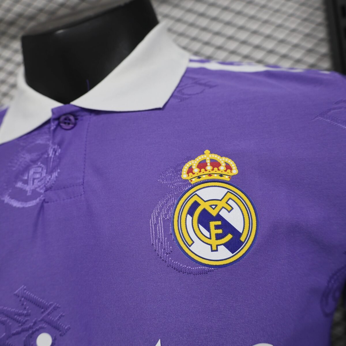Real Madrid Men's Polo Shirt Purple 25-26 - Image 4