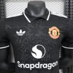Manchester United 24-25 Player Version Black POLO Shirt - Image 10