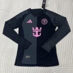 Inter Miami Away Long Sleeve Shirt Soccer Jersey Player Version 25-26 - Image 3