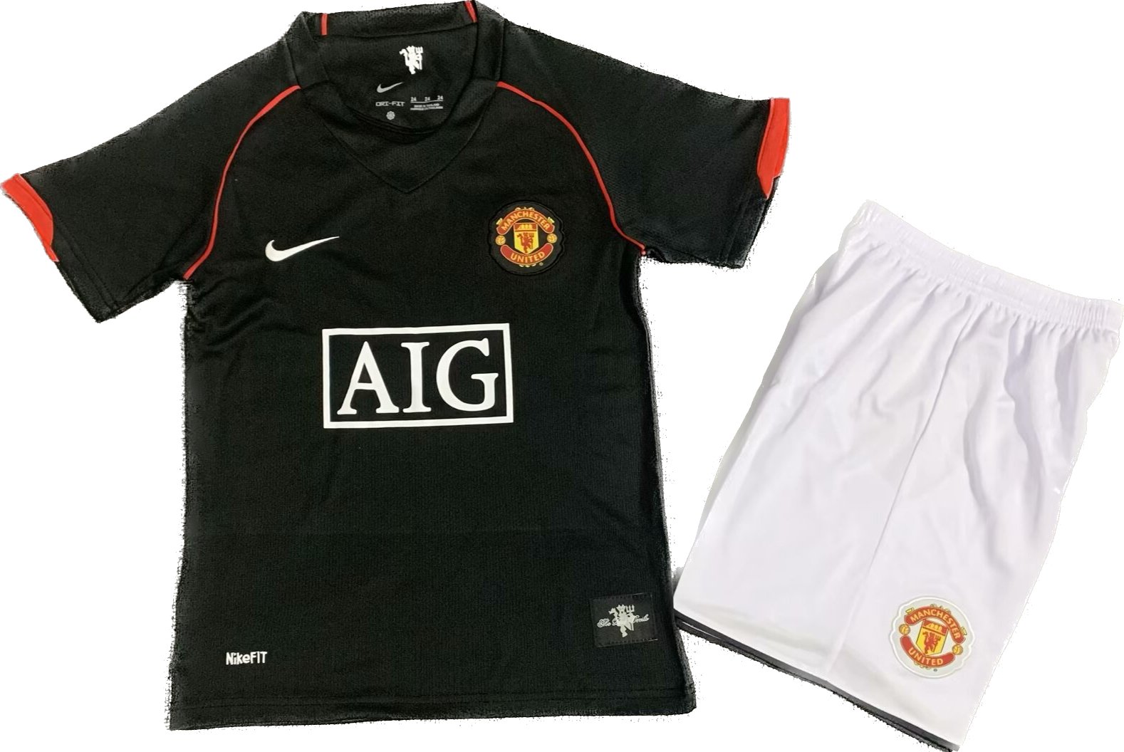 f456bd46e8 Manchester United 07-08 Away Retro Kids Kits Children Sets Football Jerseys - Image 1