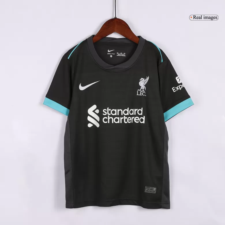 Kids Liverpool Custom Away Full Soccer Kits2024/25 - bestsoccerstore