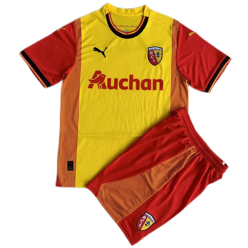 f75decb72f 23-24  Kids RC Lens Home Kit Jersey+Short - Image 1