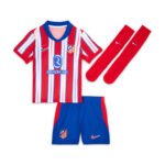 Kids Nike Atletico Madrid Custom Home Full Soccer Kits 2024-25