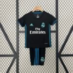 Real Madrid 17-18 Away Retro Kid Kits Youth Apparels Jersey - Image 2