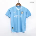 Kids Manchester City 2023/24 Home Jersey Kit - Image 4