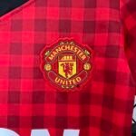 Manchester United 12-13 Home Retro Kid Kits Youth Apparels Jersey - Image 5